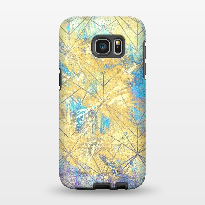 Galaxy S7 EDGE StrongFit Abstract Painting IX by Art Design Works