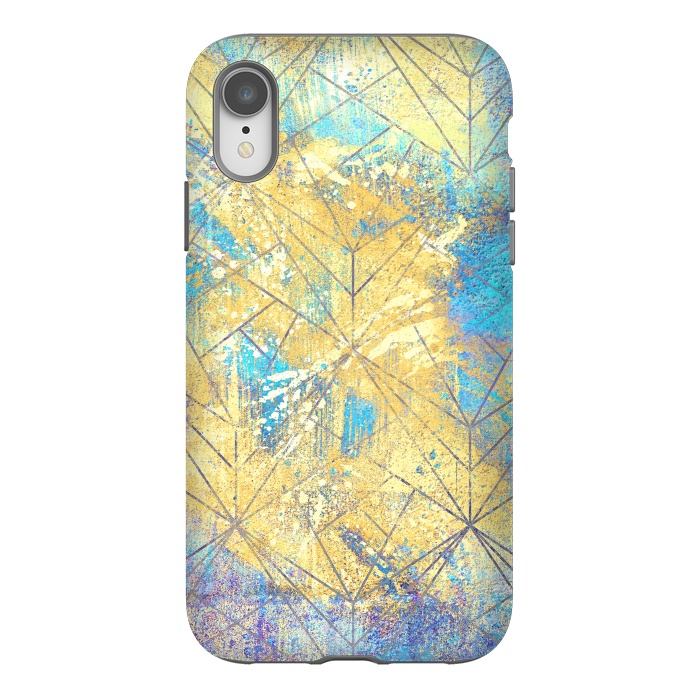 iPhone Xr StrongFit Abstract Painting IX by Art Design Works