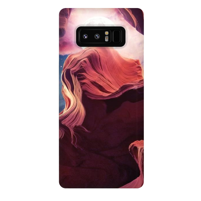 Galaxy Note 8 StrongFit Grand Canyon with Space & Full Moon Collage II by Art Design Works