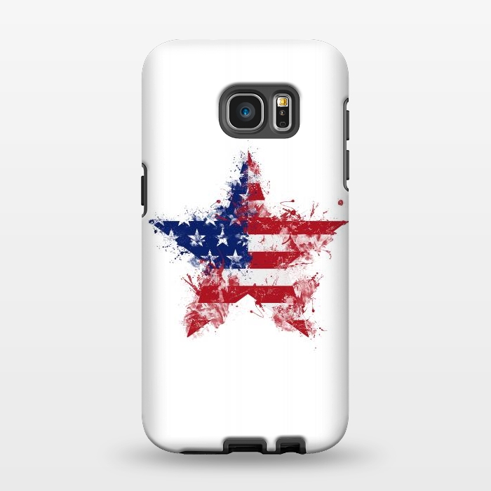 Galaxy S7 EDGE StrongFit Americana Design I by Art Design Works
