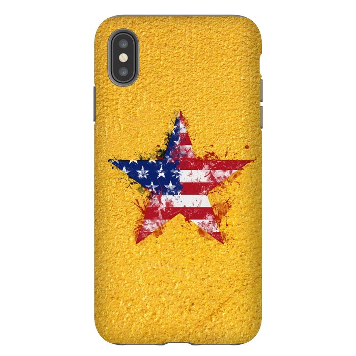 iPhone Xs Max StrongFit Americana Design II by Art Design Works
