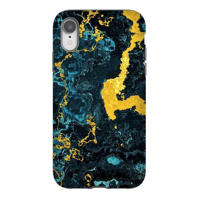 iPhone Xr StrongFit Abstract Marble VII by Art Design Works