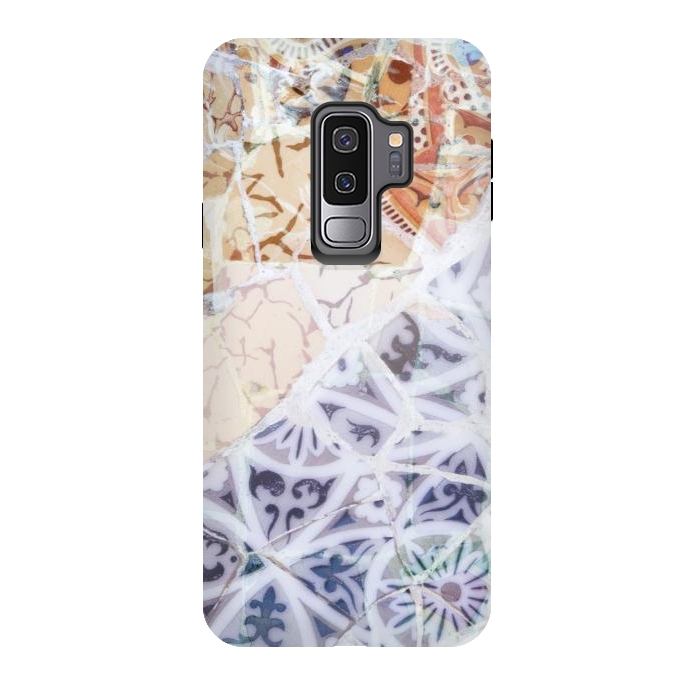 Galaxy S9 plus StrongFit Mosaic of Barcelona IX by amini54