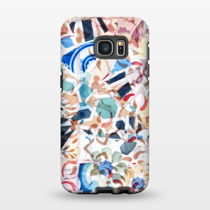 Galaxy S7 EDGE StrongFit Mosaic of Barcelona VI by amini54