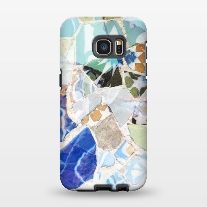Galaxy S7 EDGE StrongFit Mosaic of Barcelona VIII by amini54