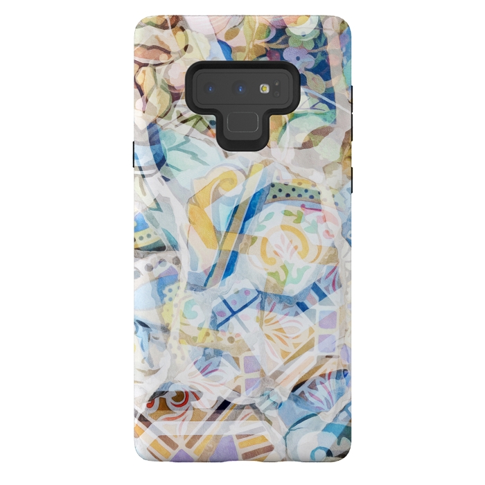 Galaxy Note 9 StrongFit Mosaic of Barcelona XVII by amini54