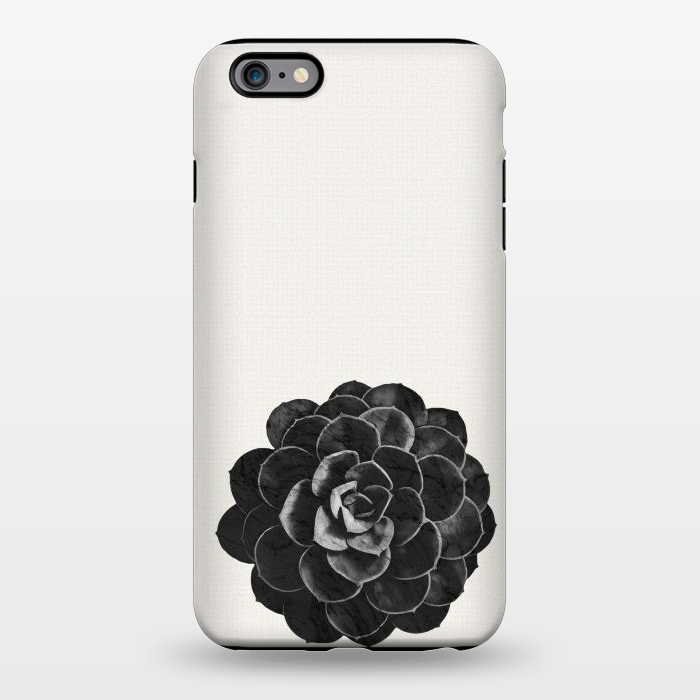 iPhone 6/6s plus StrongFit Succulent Black Marble by amini54