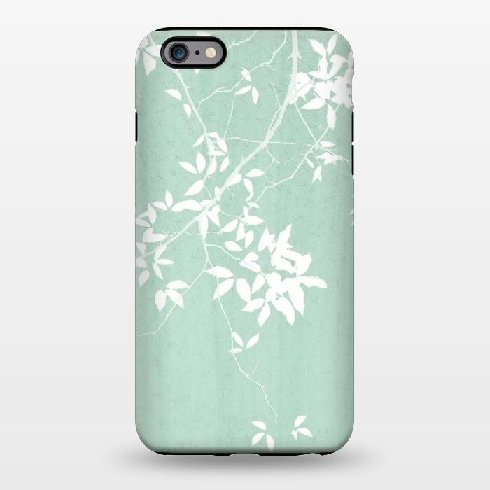 iPhone 6/6s plus StrongFit  Foliage on Mint Green by amini54