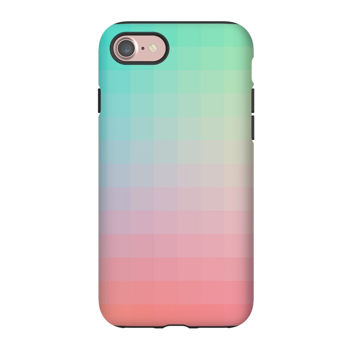 iPhone 7 StrongFit Gradient, Pink and Teal by amini54