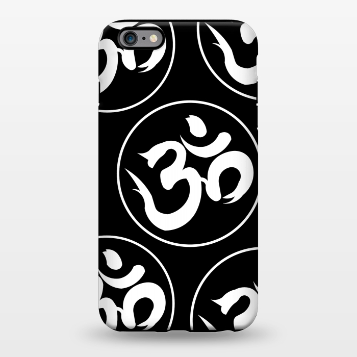 iPhone 6/6s plus StrongFit om black white by MALLIKA