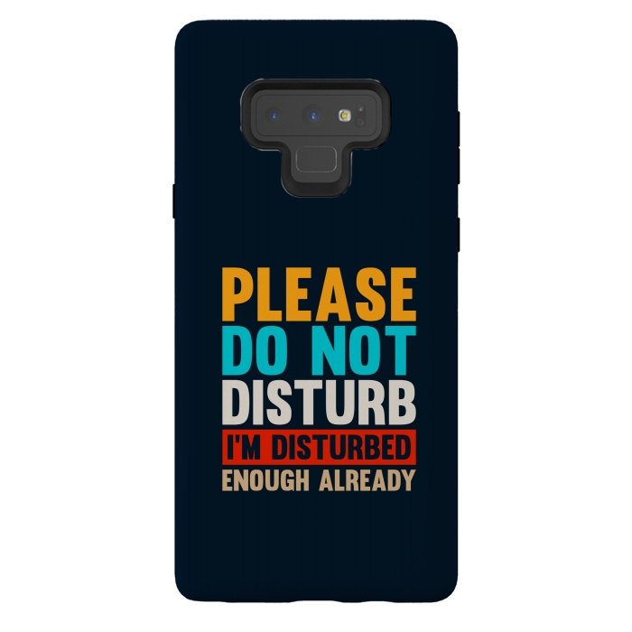 Galaxy Note 9 StrongFit please do not disturb by TMSarts