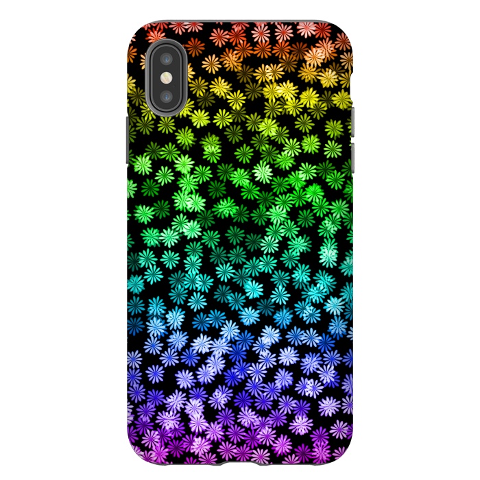iPhone Xs Max StrongFit multicolour star pattern by MALLIKA