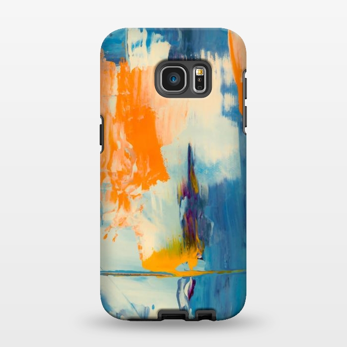 Galaxy S7 EDGE StrongFit Abstract Patches by Creativeaxle