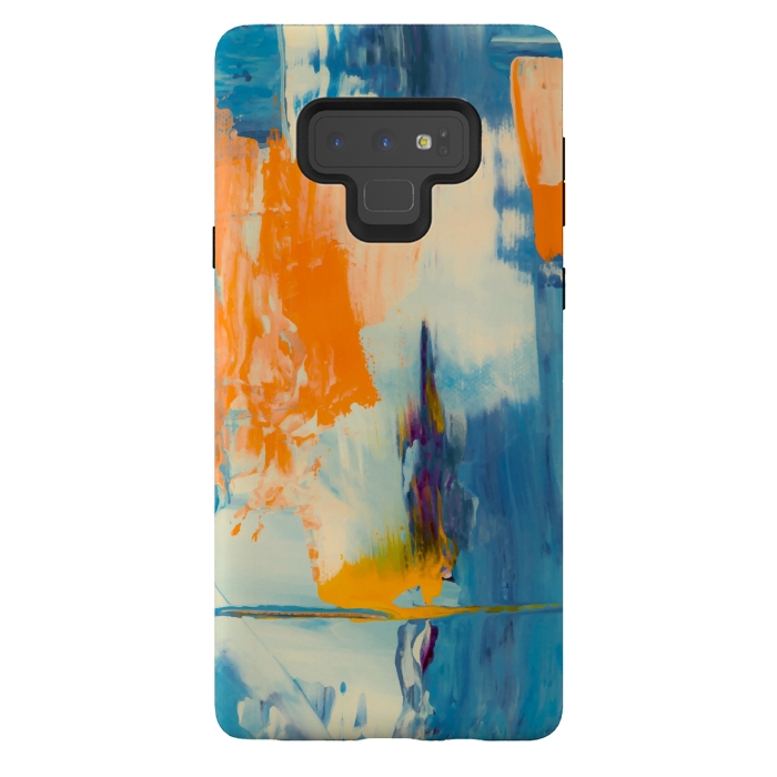 Galaxy Note 9 StrongFit Abstract Patches by Creativeaxle