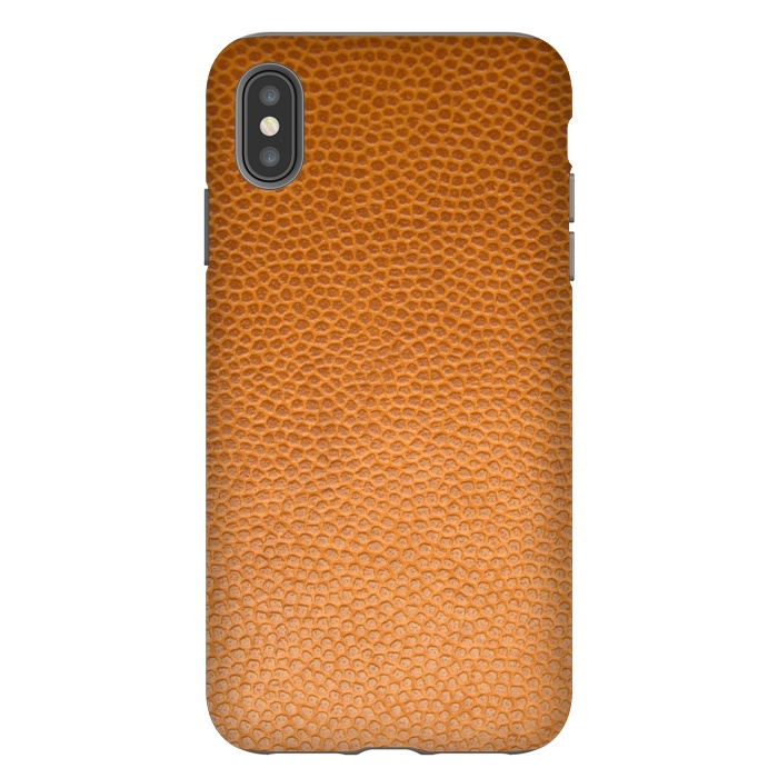 iPhone Xs Max StrongFit COPPER LEATHER by MALLIKA