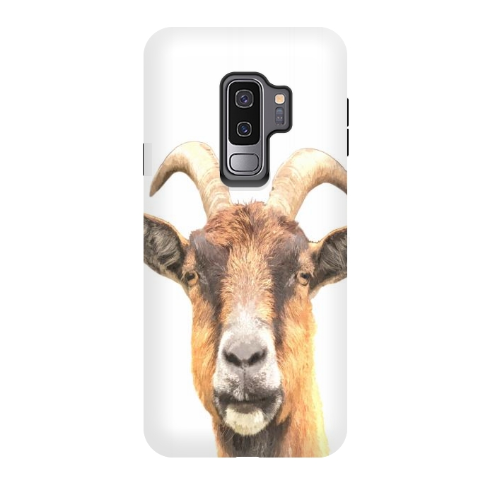 Galaxy S9 plus StrongFit Goat Portrait by Alemi