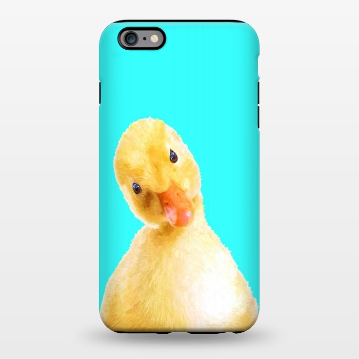 iPhone 6/6s plus StrongFit Duckling Turquoise Background by Alemi