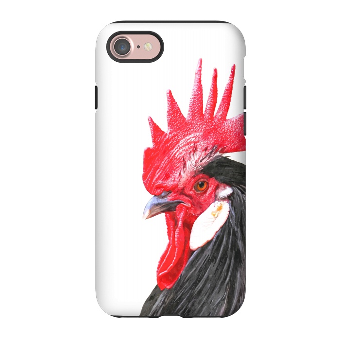 iPhone 7 StrongFit Rooster Portrait by Alemi