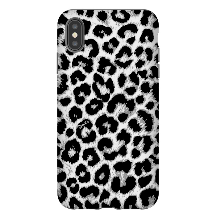 iPhone Xs Max StrongFit ReAL LeOparD B&W by ''CVogiatzi.