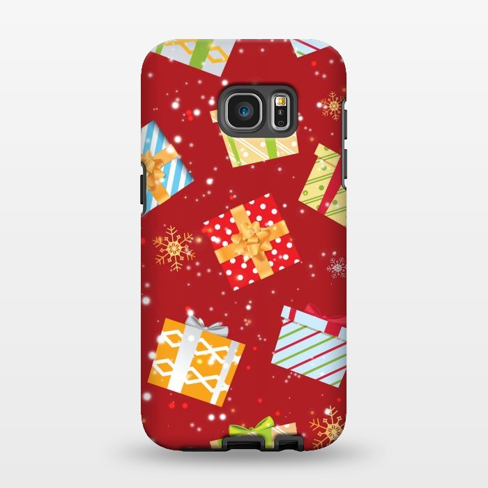 Galaxy S7 EDGE StrongFit Christmas gifts pattern by Bledi