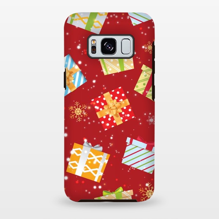 Galaxy S8 plus StrongFit Christmas gifts pattern by Bledi