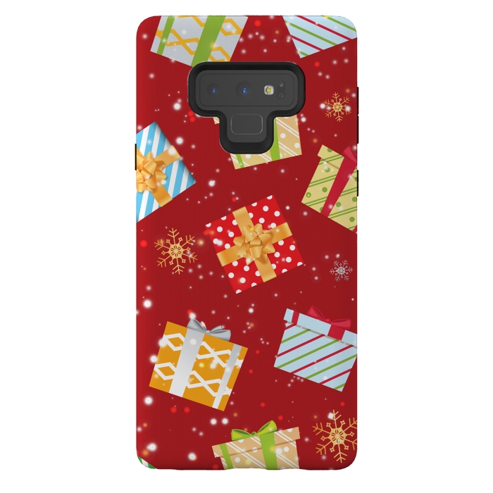 Galaxy Note 9 StrongFit Christmas gifts pattern by Bledi
