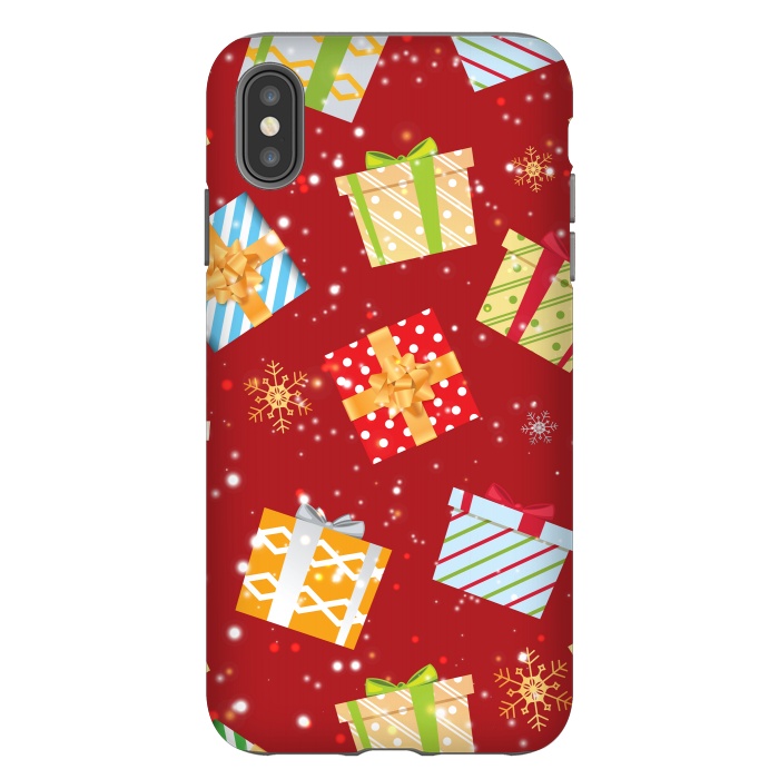 iPhone Xs Max StrongFit Christmas gifts pattern by Bledi