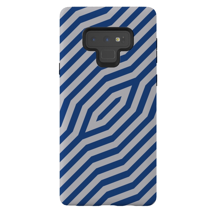 Galaxy Note 9 StrongFit Symmetric diagonal stripes background 3 by Bledi