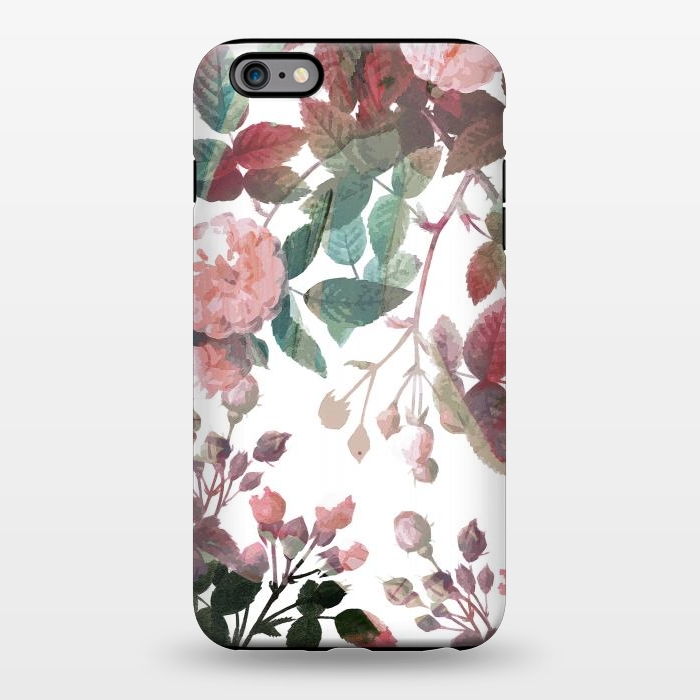 iPhone 6/6s plus StrongFit Watercolor painted roses - autumnal colors by Oana 