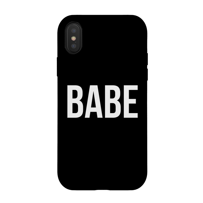iPhone Xs / X StrongFit BABE by Dhruv Narelia