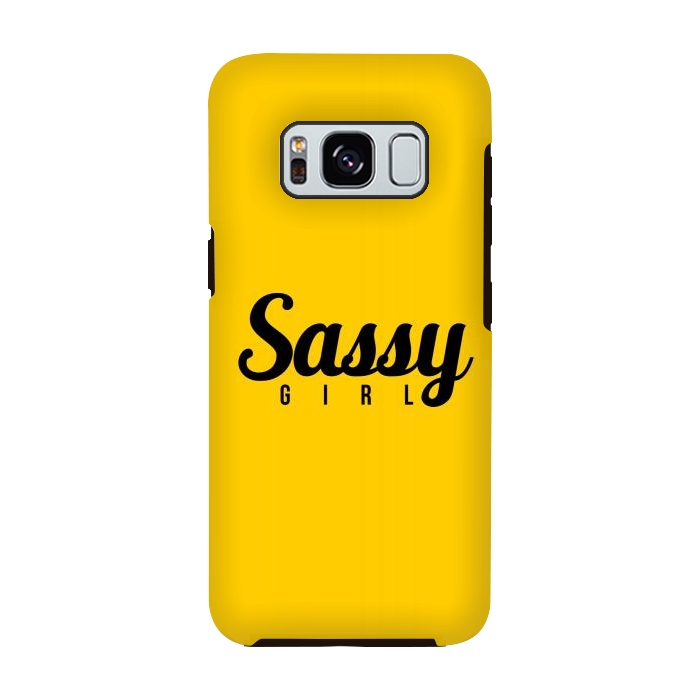 Galaxy S8 StrongFit Sassy Girl by Dhruv Narelia