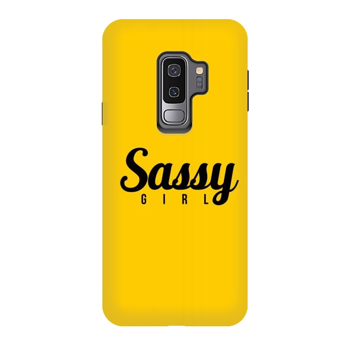 Galaxy S9 plus StrongFit Sassy Girl by Dhruv Narelia
