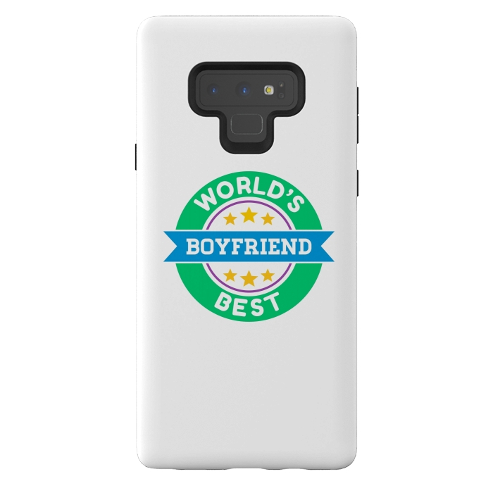 Galaxy Note 9 StrongFit World's Best Boyfriend by Dhruv Narelia