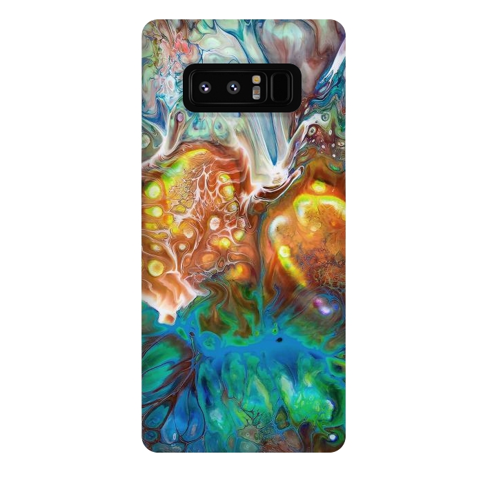 Galaxy Note 8 StrongFit Abstract Crossfire by Creativeaxle