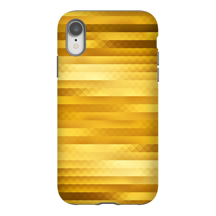 iPhone Xr StrongFit Gold Color Pattern by Art Design Works