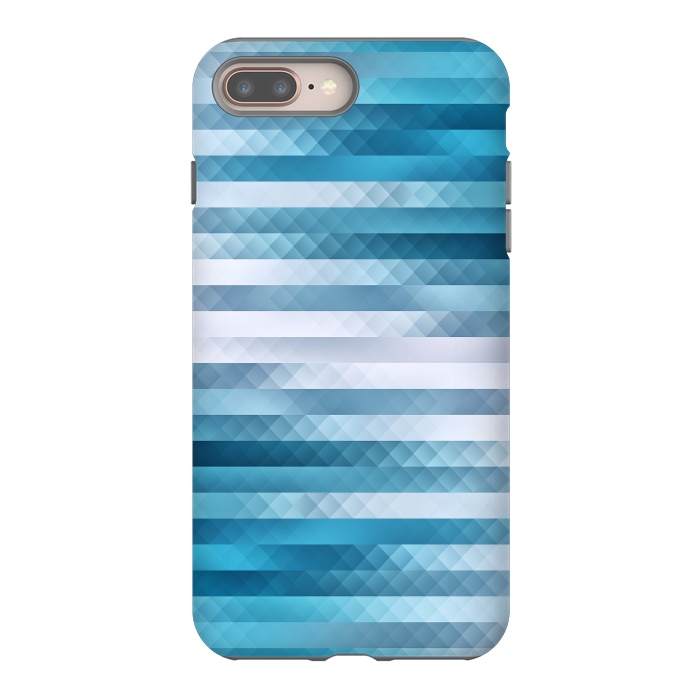 iPhone 7 plus StrongFit Blue Color Pattern by Art Design Works