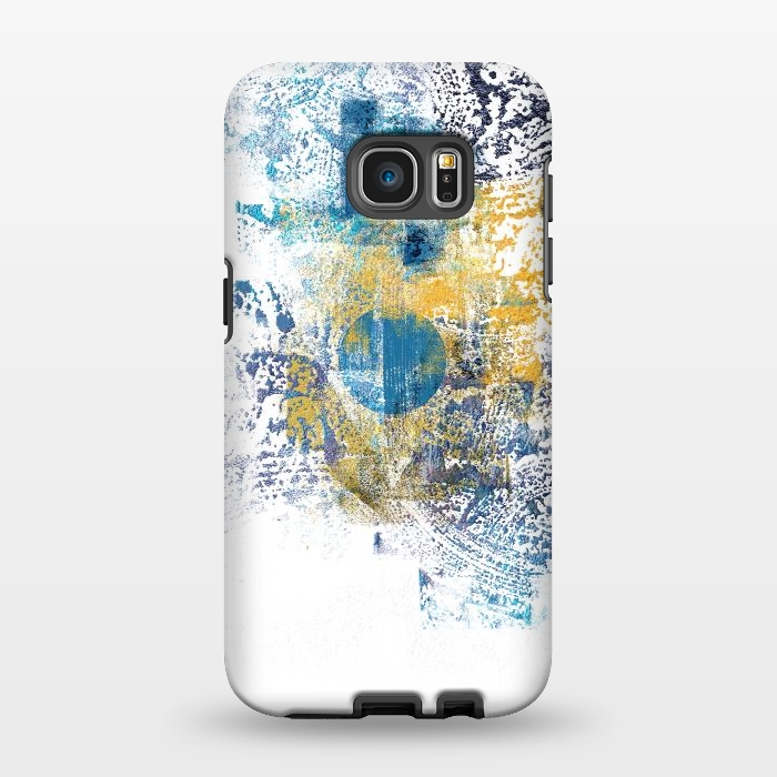 Galaxy S7 EDGE StrongFit Wild Eclipse - Abstract Painting I by Art Design Works