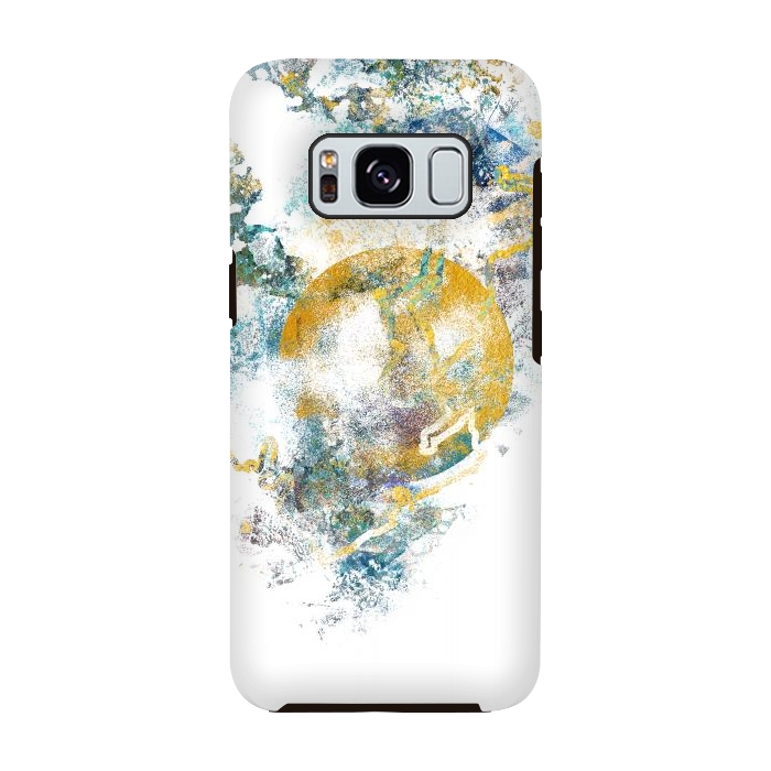 Galaxy S8 StrongFit Nature's Call - Abstract Painting III by Art Design Works
