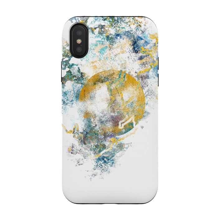 iPhone Xs / X StrongFit Nature's Call - Abstract Painting III by Art Design Works