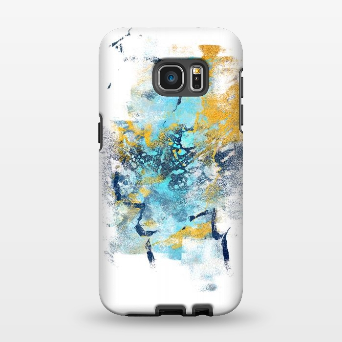 Galaxy S7 EDGE StrongFit Element Metamorphosis - Abstract Painting IV by Art Design Works
