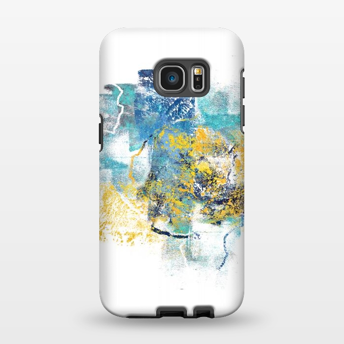 Galaxy S7 EDGE StrongFit Nature Regrowth - Abstract Painting V by Art Design Works