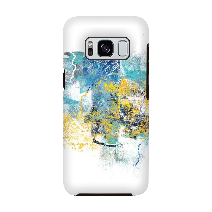 Galaxy S8 StrongFit Nature Regrowth - Abstract Painting V by Art Design Works