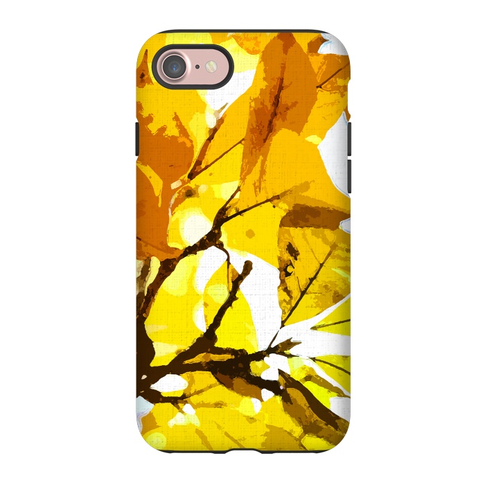 iPhone 7 StrongFit Autumn colors, leaves #oil #on #canvas by Bledi