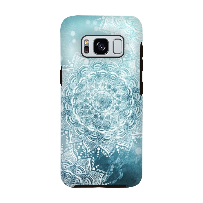 Galaxy S8 StrongFit Mandala bluegreen by Jms