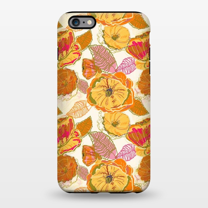 iPhone 6/6s plus StrongFit Fall Floral by Uma Prabhakar Gokhale