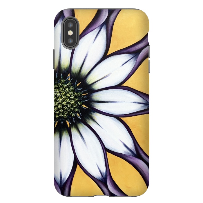 iPhone Xs Max StrongFit Kaleidoscope Daisy by Denise Cassidy Wood