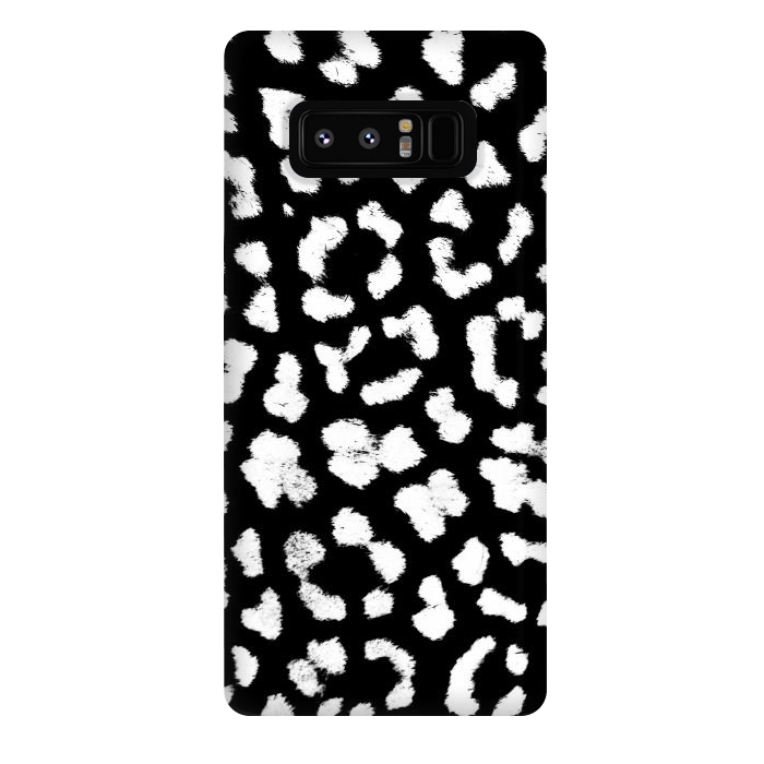 Galaxy Note 8 StrongFit Smudged leopard print spots by Oana 