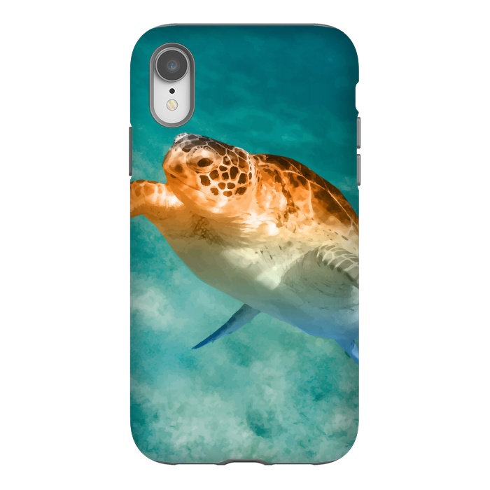 iPhone Xr StrongFit Turtle by Creativeaxle