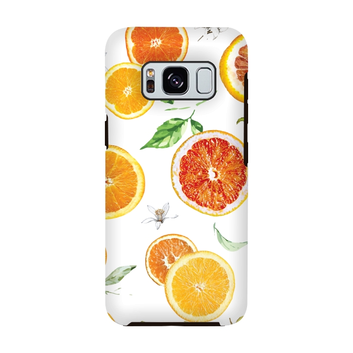 Galaxy S8 StrongFit Orange slices 2 #pattern #trendy #style by Bledi
