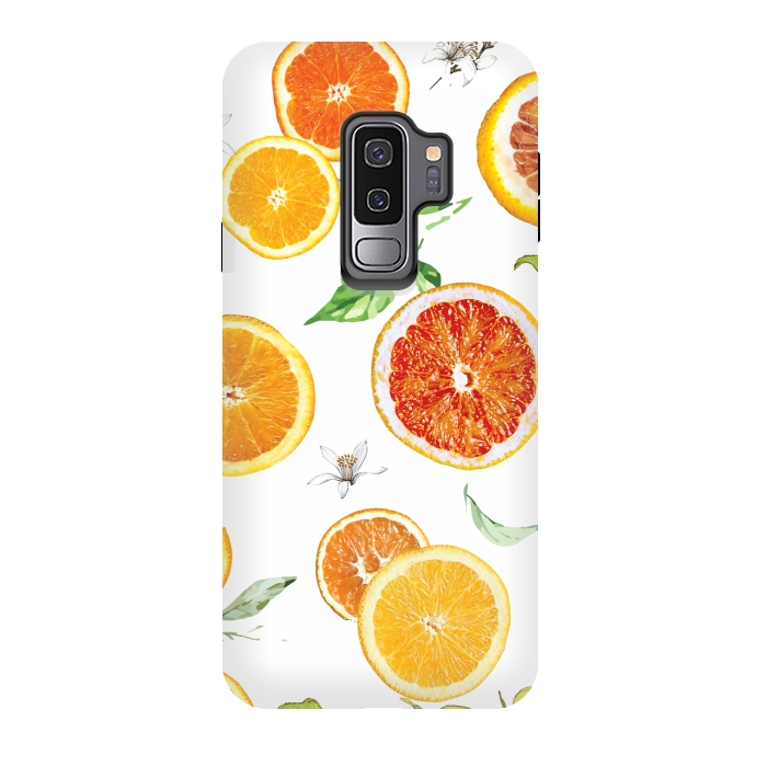 Galaxy S9 plus StrongFit Orange slices 2 #pattern #trendy #style by Bledi